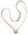 Nina Ricci Gold Tone Necklace with Bow Pendant