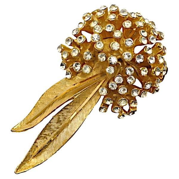 Bsk gold leaf brooch shop