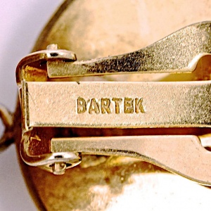 Bartek Gold Tone Chandelier Statement Clip On Earrings