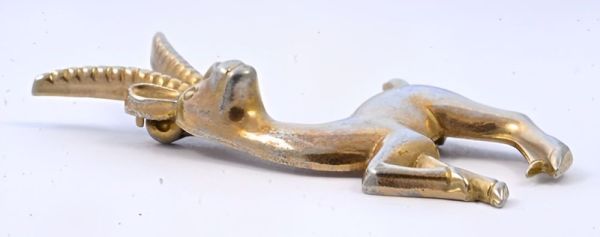Coro Vintage Gold Plated Gazelle Brooch