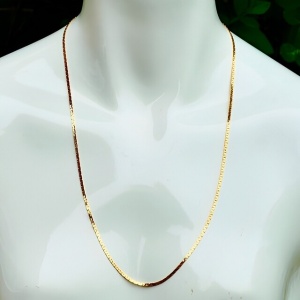 22ct Gold Plated C Link Chain Necklace circa 1980s