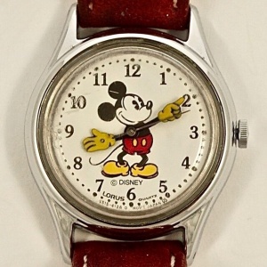 Lorus Disney Mickey Mouse Wrist Watch with Leather Strap