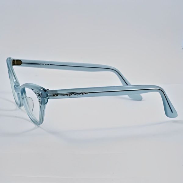 Selecta French Velvet Blue Cat Eyeglass Frames 1960s