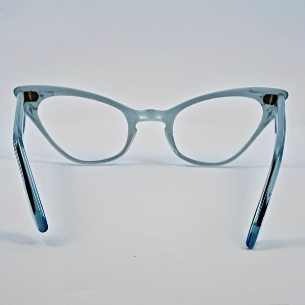 Selecta French Velvet Blue Cat Eyeglass Frames 1960s