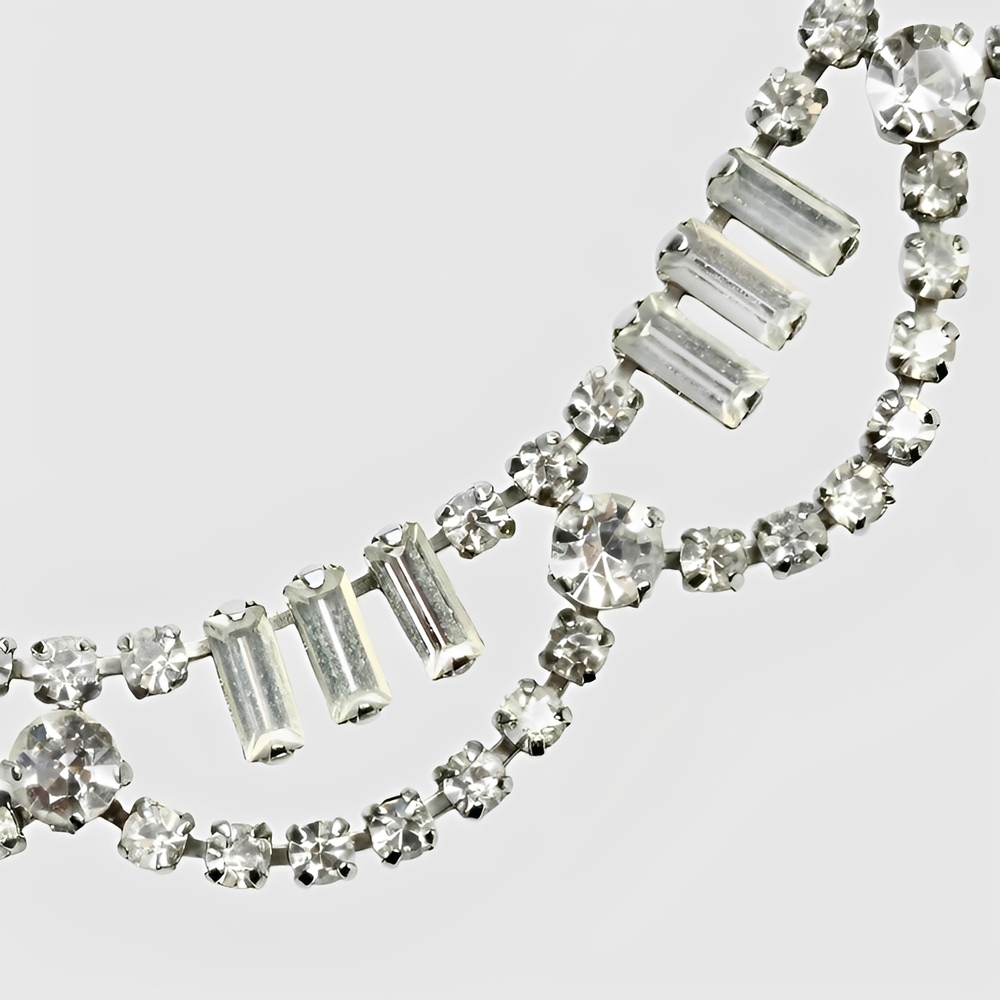 CASSIECA Layered Silver Necklace For Women, Dainty Silver Plated Long Necklaces For Women Trendy Lariat Y Shaped Necklace Cubic Zirconia Chain Pendant - View #5