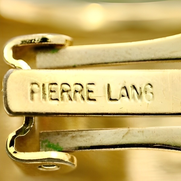 Pierre Lang Gold Plated Half Hoop Clip On Earrings