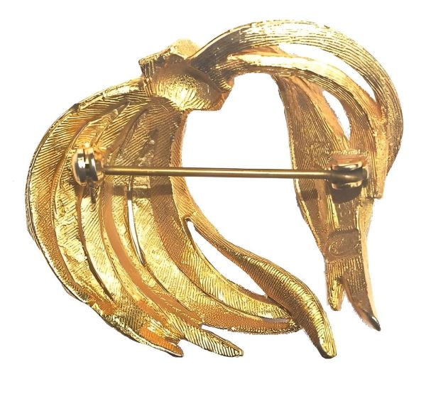 Sphinx Classic Gold Plated Brooch circa 1950s