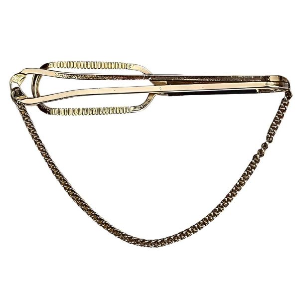 Stratton Pale Gold Tone Tie Clip circa 1930s