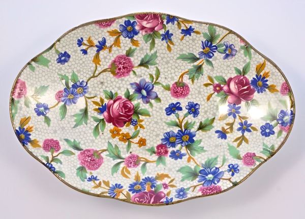 Vintage Royal Winton Grimwades Old Cottage Chintz Sauce Boat